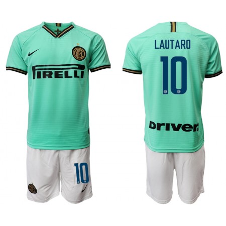 Billiga Fotbollströjor Inter Milan LAUTARO 10 Barn Borta tröja 2019/20 Kortärmad